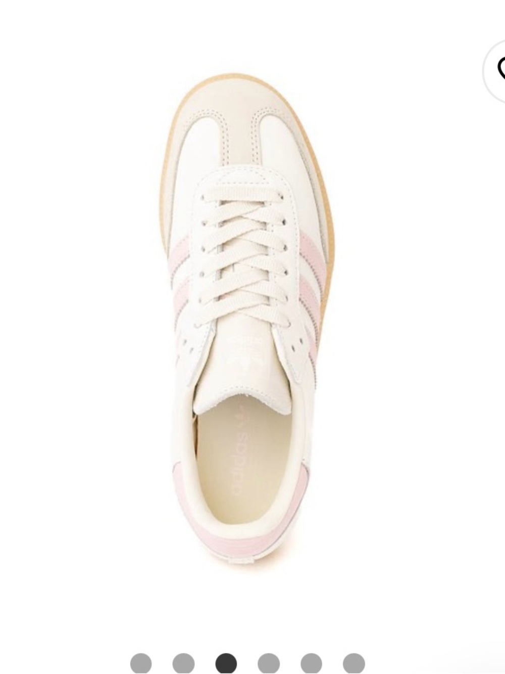 Womens adidas Samba OG
Athletic Shoe - Off White /
Sandy Pink / Gum Sz. 9 - Picture 2 of 13